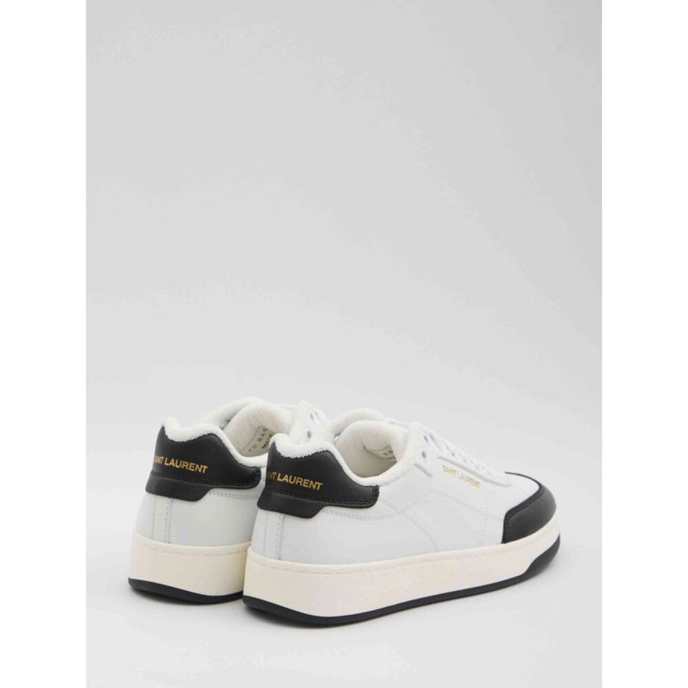 Saint Laurent Men Sl/61 Sneakers In Smooth Leather - Picture 3 of 5
